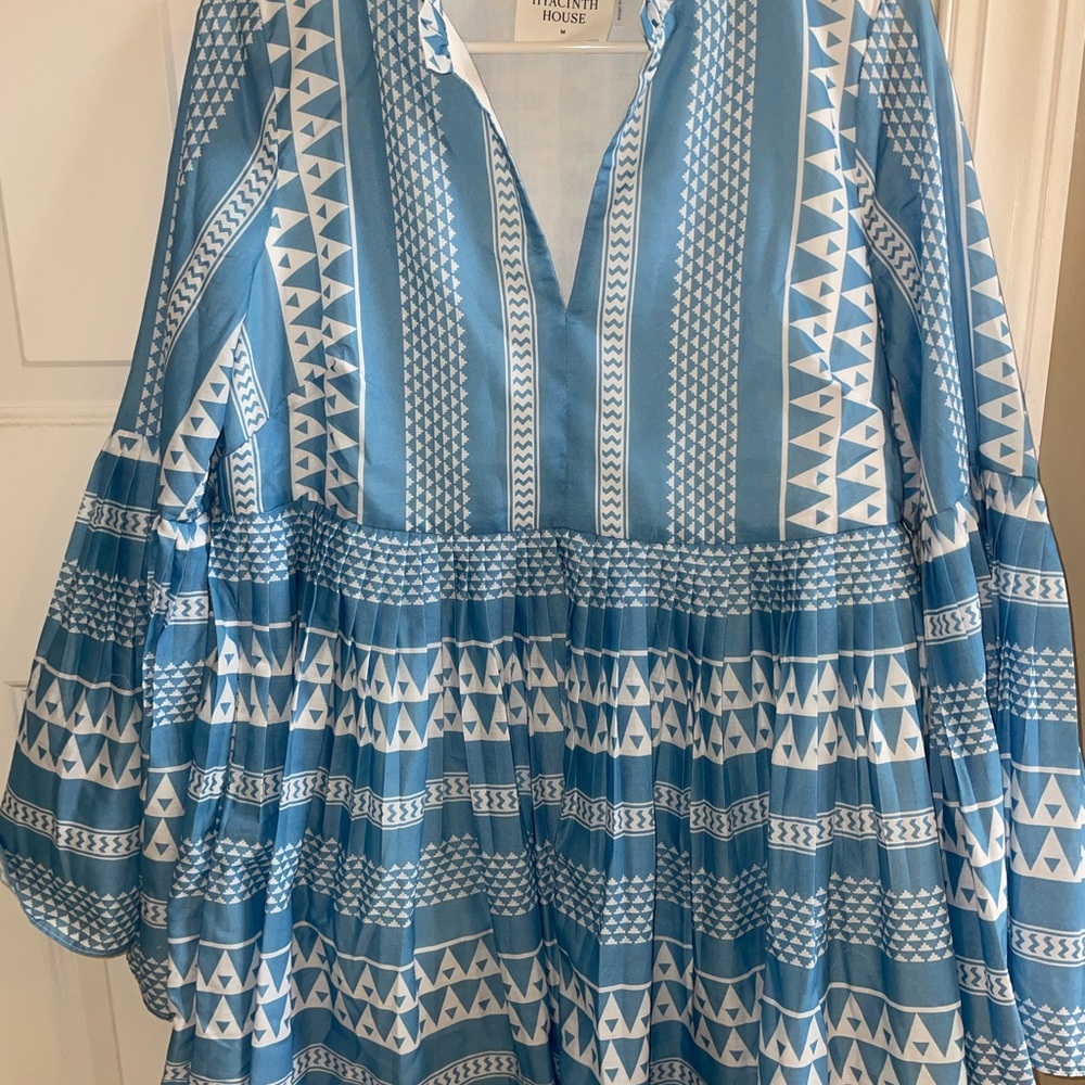 Hyacinth House Blue and White Dress